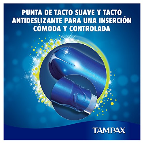 Tampax Compak Pearl Super con Aplicador, el Mejor Tampón Tampax en Comodidad, Protección y Discreción, 36 Unidades