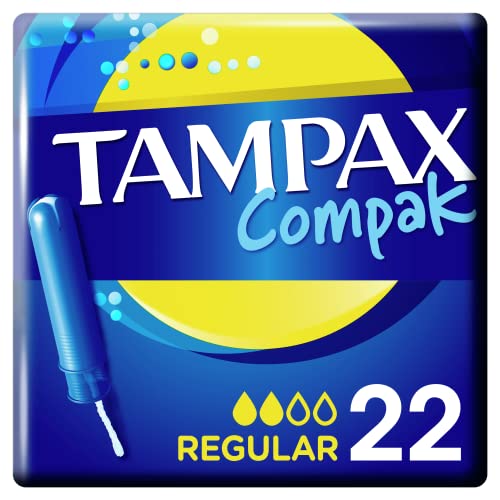 Tampax Compak - Tampones Regular, 22 unidades