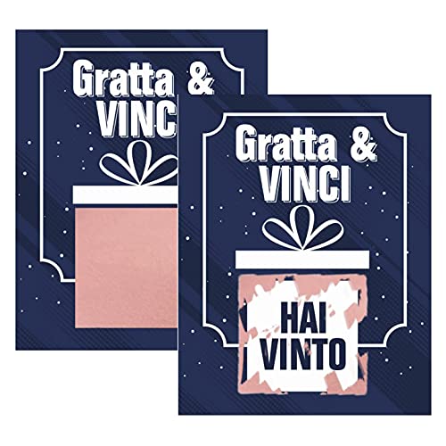 Tarjetas de rascar y gana para fiestas, cumpleaños, juegos, Navidad, bodas, eventos, fiestas, clubes, concursos, empresas, esteticistas, peluquerías para regalar, premios, ofertas, descuentos, obesos