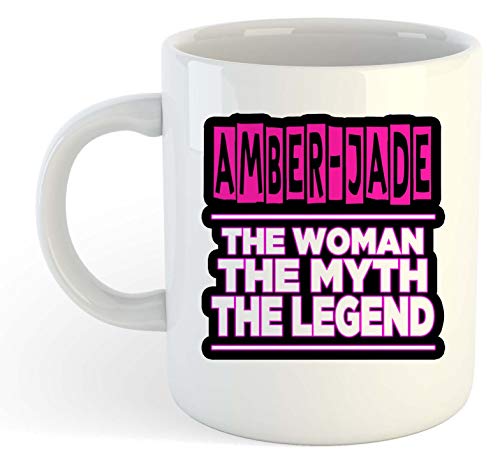 Taza de jade ámbar – La mujer, el mito, la leyenda – Nombre personalizable