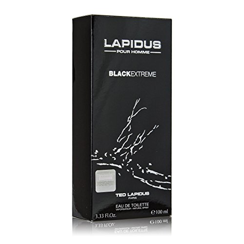 Ted Lapidus Pour Homme Black Extreme 100ml/3.33oz Eau de Toilette Spray for Men