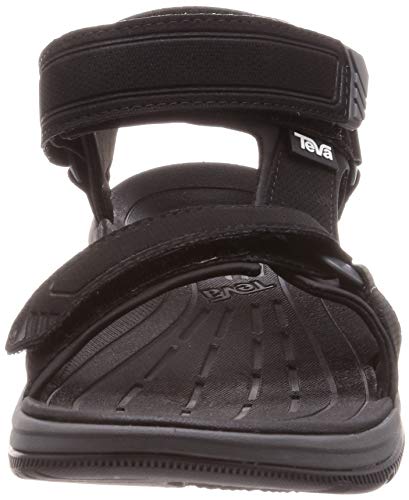 Teva Sandalia STRATA Universal Black, Deportivas Hombre, Negro Gris, 43 EU