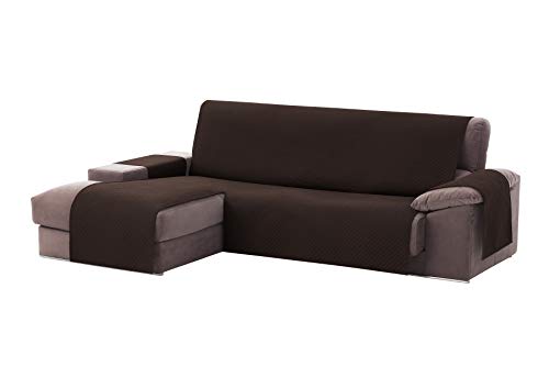 Textilhome - Funda Cubre Sofá Chaise Longue Adele, Protector para Sofás Acolchado Brazo Izquierdo. Tamaño -200cm. (Visto DE Frente)