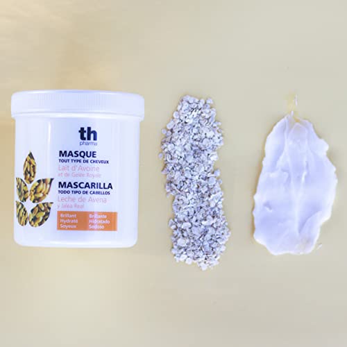 Thader Th Pharma - Mascarilla Leche de Avena y Jalea Real para Todo Tipo de Cabellos, 700 ml