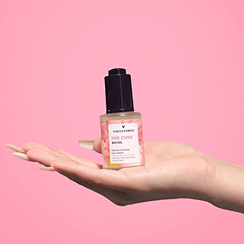 THE CURE OIL. Serum pelo seco y dañado con 11 aceites para el pelo como la Astaxantina, Aceite de Coco para el cabello o Aceite de Argan | Antiencrespamiento cabello | protector termico cabello 30ml