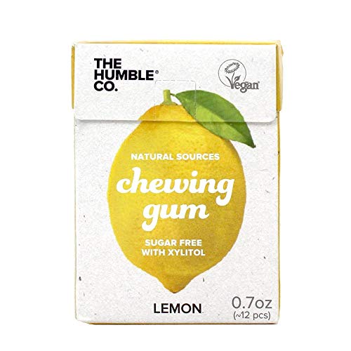 The Humble Co. - Natural Sources Chicle sin azúcar con Xylitol Lemon - 12Unidades