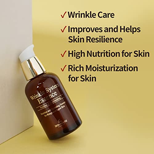 [The Skin House] Wrinkle System Essence 50 ml Firming Nutrition & Replenishing – Esencia nutritiva e hidratante para las pieles ásperas y envejecidas – Cosméticos coreanos