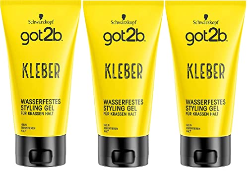 THREE PACKS of Schwarzkopf got2b Glued Spiking Glue 150ml