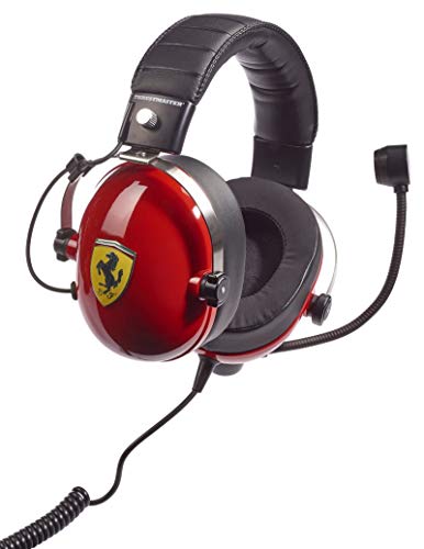 Thrustmaster T.Racing Scuderia Ferrari Edition — Los auriculares de gaming multiplataforma inspirados en los paddocks reales de la Scuderia Ferrari