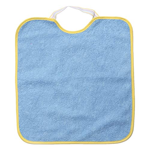 Ti TIN - Pack 4 Baberos Impermeables para Bebé Niño 90% Algodón - 10% Poliéster | Baberos con cierre de Goma para bebés de 6 a 18 meses, 23x28 cm