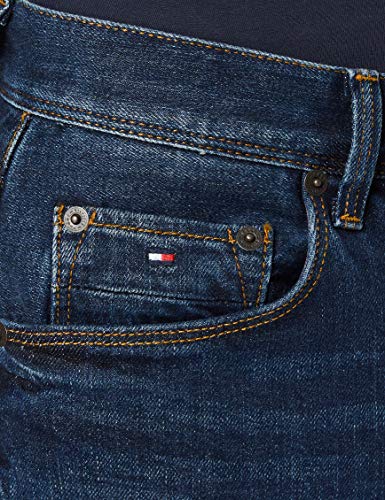 Tommy Hilfiger Core Denton Straight Jean, Vaqueros para Hombre, Azul (New Dark Stone 919), W28/L30