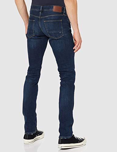 Tommy Hilfiger Core Denton Straight Jean, Vaqueros para Hombre, Azul (New Dark Stone 919), W28/L30