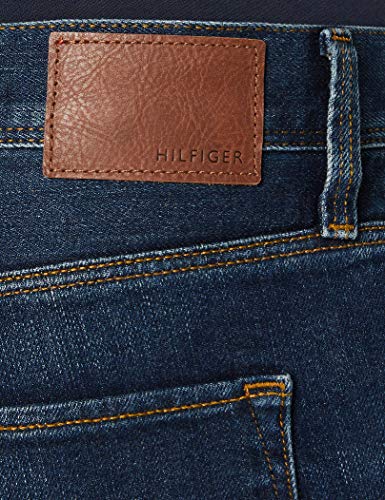 Tommy Hilfiger Core Denton Straight Jean, Vaqueros para Hombre, Azul (New Dark Stone 919), W28/L30