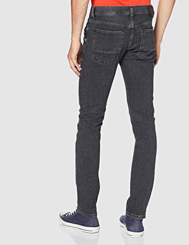 Tommy Hilfiger Hombre Extra Slim Layton Str Agar Black Pantalones, Denim, W30 / L34