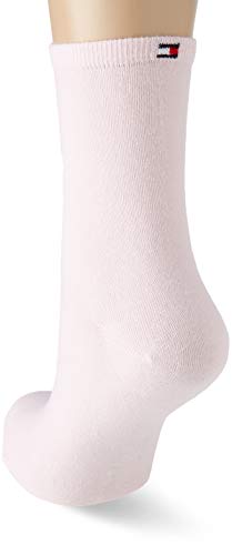 Tommy Hilfiger Preppy Women's Short Socks (2 Pack) Calcetines, Rosa, 39-42 para Mujer