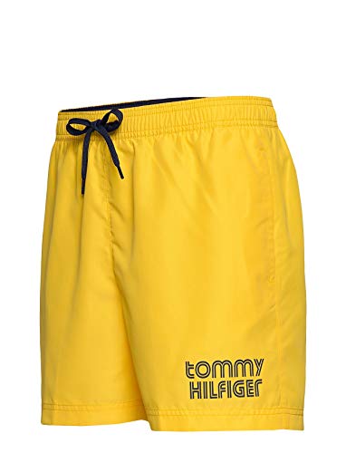 Tommy Hilfiger SF Medium Drawstring Bañador, Bold Yellow, M para Hombre