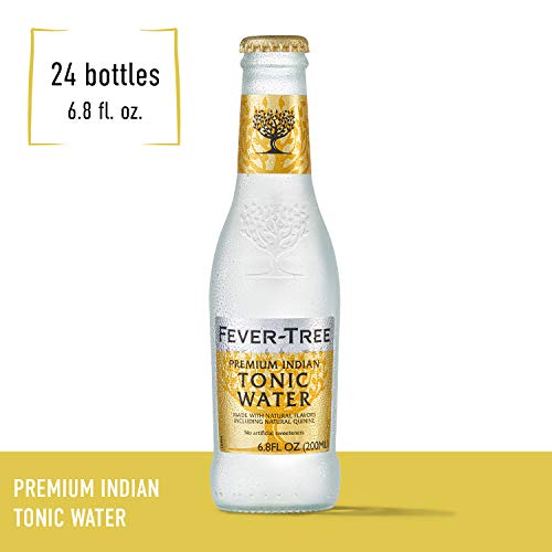 Tónica Fever-Tree, Premium Indian Tonic Water - Botellas de cristal de 200 ml (24 unidades)