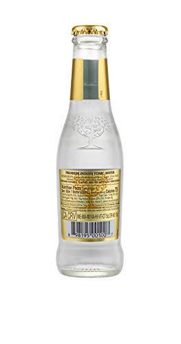 Tónica Fever-Tree, Premium Indian Tonic Water - Botellas de cristal de 200 ml (24 unidades)