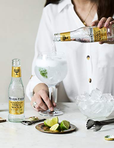 Tónica Fever-Tree, Premium Indian Tonic Water - Botellas de cristal de 200 ml (24 unidades)