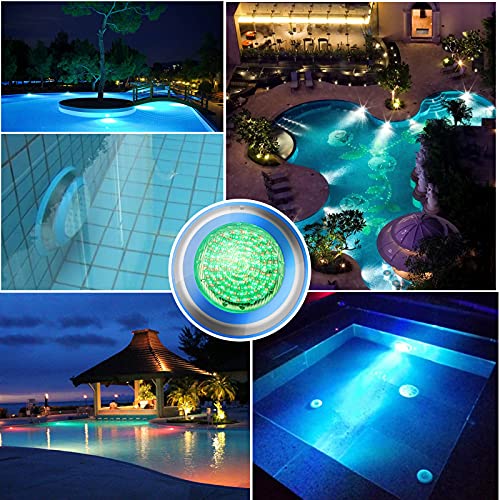 TOPLANET Iluminación subacuática para piscina con aplicación de mando a distancia por Bluetooth