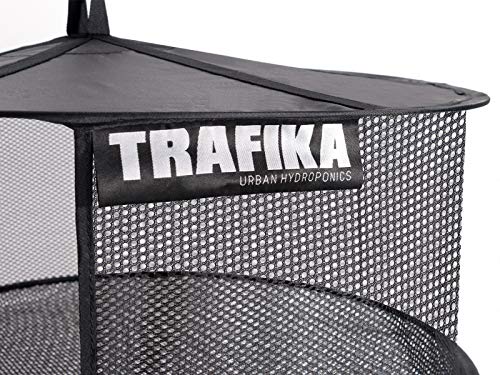 TRAFIKA Malla Secado 55cm /Tela Microperforada/8 módulos/para Cultivos hidropónicos/Secado Curado de Plantas,Setas,Hongos,Cogollos/Cultivo Indoor/Cultivo Interior/Cultivo Exterior/Drying Rack