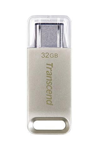 Transcend JetFlash 850 32GB USB 3.0 (3.1 Gen 1) Conector de USB Tipo C Oro Unidad Flash USB - Memoria USB (32 GB, 3.0 (3.1 Gen 1), 130 MB/s, Tapa, 5 g, Oro)