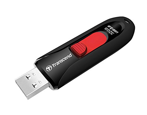 Transcend TS32GJF590K - Memoria USB de 32 GB, Color Negro