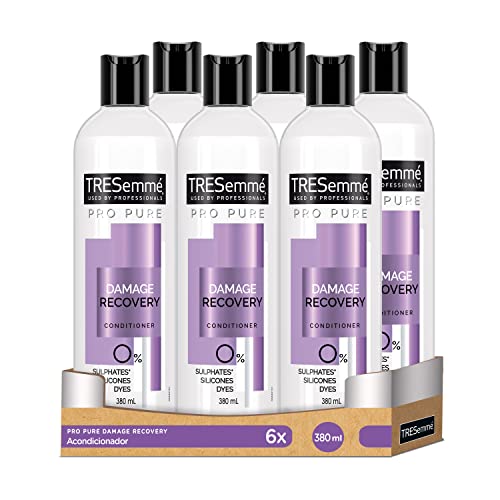 TRESemmé Acondicionador Pro Pure Reparación sin Sulfatos ni Parabenos 380ml - Pack de 6