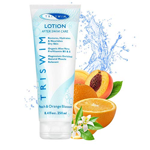 TRISWIM Loción Hidratante Regeneradora Para La Piel Para Nadadores Melocotón Flor De Naranja (250ml)