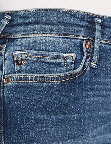 True Religion Halle Jeans, Deep Blue, 28 para Mujer