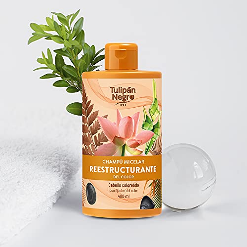 Tulipán Negro (TULRL) Champú Micelar Reestructurante 500 Ml, Amarillo