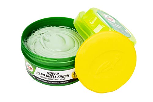 TURTLE WAX TW53190 Cera Super Hard Shell, Escudo Protector 12 Meses, Mejora Brillo y Protección, 397 g, Pasta