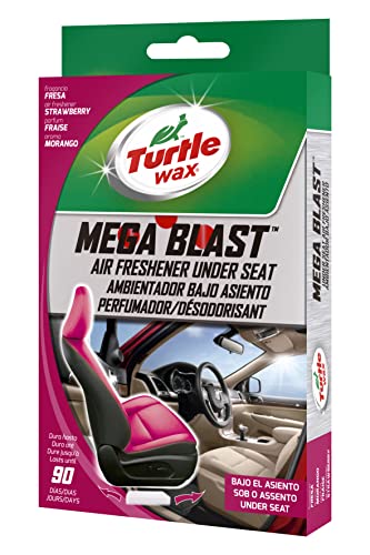 Turtle Wax TWX401 AMBIENTADOR Aroma Fresa 200GR Discreto AL Ponerse BAJO EL Asiento, 200 GRS