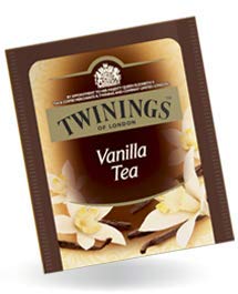 Twinings Tè Aromatizados - Vainilla - Precioso té Negro Aromatizado con Frutas, Flores, Especias y Esencias - Sabor Envolvente, Excelente tanto Caliente como Frio (25 Bolsas)