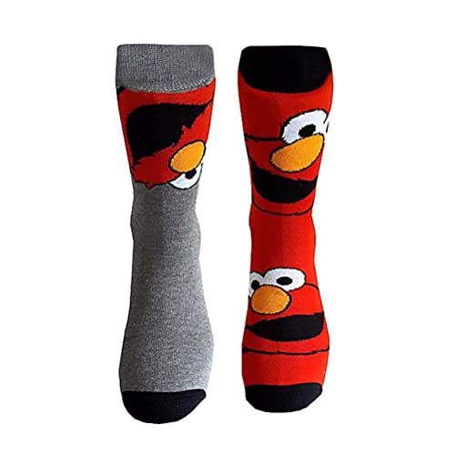 U Wear Los hombres de Barrio Sésamo Elmo Calcetines (2 pares)