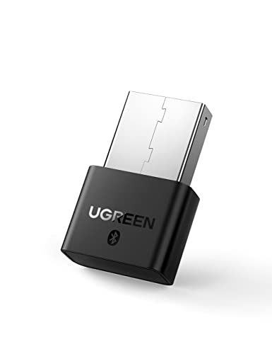 UGREEN Bluetooth USB PC, Adaptador Bluetooth PC para Mando Xbox One S, PS4, USB Dongle Bluetooth 4.0 CSR para Portátil, Auriculares, Altavoces, Teclados, Ratón, Compatible con Windows 10/8/7/XP/Vista