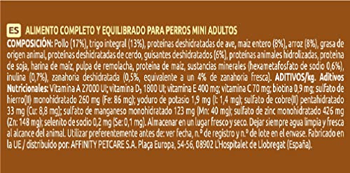 Ultima Pienso para Perros Mini con Pollo - Pack de 4 x 1.5 kg, Total: 6 kg