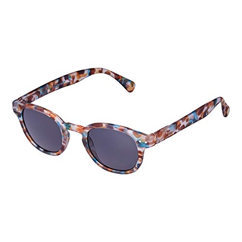 Ultra Azul Gafas de Sol de Carey Gafas de Sol Hombre Gafas de Sol Mujer Lentes de Sol Circulares UV400 Protección UVA UVB Gafas de Sol Redondas Clásicos Unisex Gafas de Sol Retro Lentes de Sol