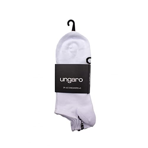 Ungaro 3 pares de calcetines invisibles Sneakers - 39/42 blanco, blanco, blanco y blanco