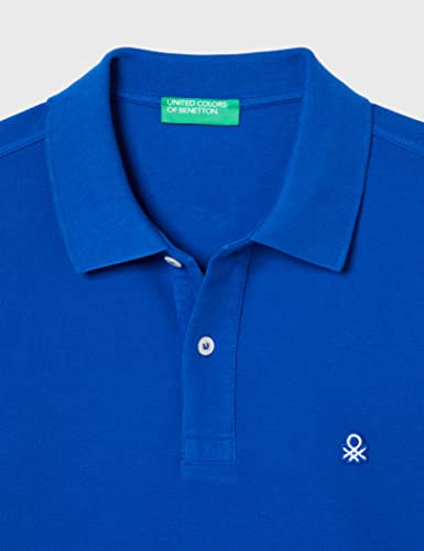 United Colors of Benetton Maglia Polo M/L 3089J3204 Camisa, Surf The Web 19r, S para Hombre