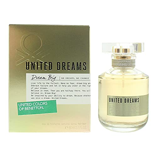 United Dreams Dream Big by Benetton Eau De Toilette Spray 2.7 oz / 80 ml (Women)