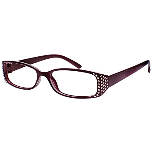 Uv Reader Gafas De Lectura Estilo Diamonte Negro Y Púrpura Lectores Estilo Diseñador Mujeres Señoras Uvr093P +1,00 50 g