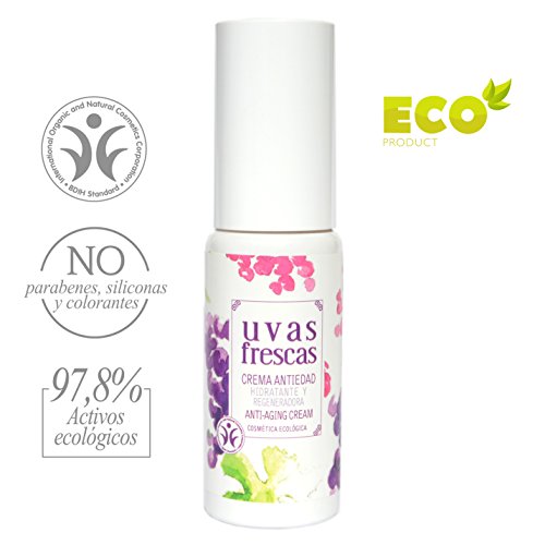 Uvas Frescas Crema Antiedad Ecológica Hidratante y Regeneradora - 50 ml