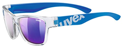 Uvex Sportstyle 508 Gafas Deportivas, Niños, Transparente/Azul, Talla Única