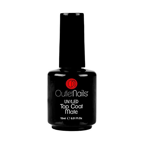 UV/LED Top Coat Mate 15ml | Acabado Mate para uñas | Outlet Nails