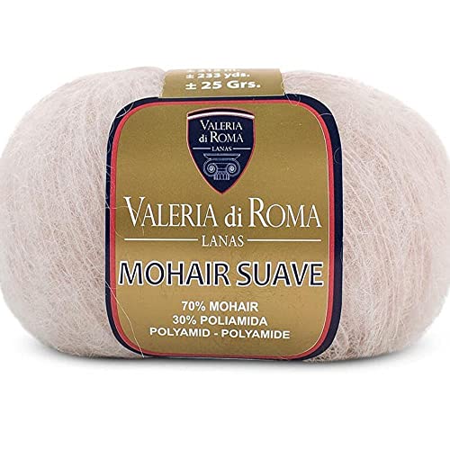 Valeria di Roma Mohair Suave Ovillo de Color Maquillaje Cod. 057