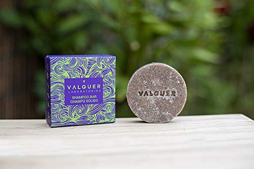 Valquer Laboratorios Champú Sólido Exótico Luxe (Extracto de Arándano y Aguacate), Antioxidante e Hidratante, Sin Jabón Sin Plásticos, Champú Órganico y Natural, 50 G