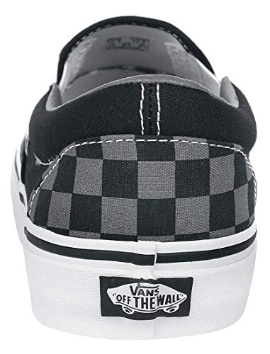 VANS Classic Slip-On Checkerboard, Zapatillas Unisex Adulto, Blanco (Black/Pewter Ch), 38.5 EU