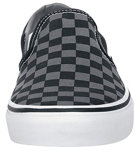 VANS Classic Slip-On Checkerboard, Zapatillas Unisex Adulto, Blanco (Black/Pewter Ch), 38.5 EU