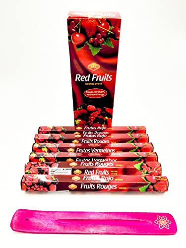 varitas de incienso de (BERRYS) frutos rojos frutos oscuros… varitas de incienso joss 120 varillas incienso de fragancia casera joss sticks con cenicero colector de cenizas